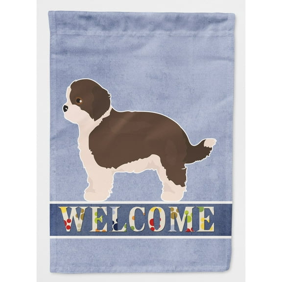 Carolines Treasures CK3746CHF Havapoo 1 Welcome Flag Canvas House Size  Large multicolor