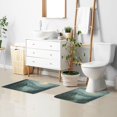 thumbnail image 6 of Yayeee Bath Rugs for Bathroom Floor Set of 2 Non Slip Fluffy Soft Absorbent Mat, Forest House, 6 of 7