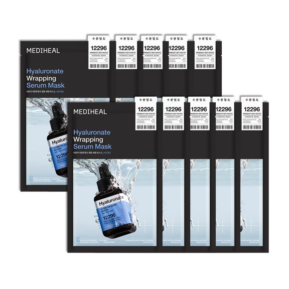 Mascarilla facial hidratante MEDIHEAL Hyaluronate 10 uds