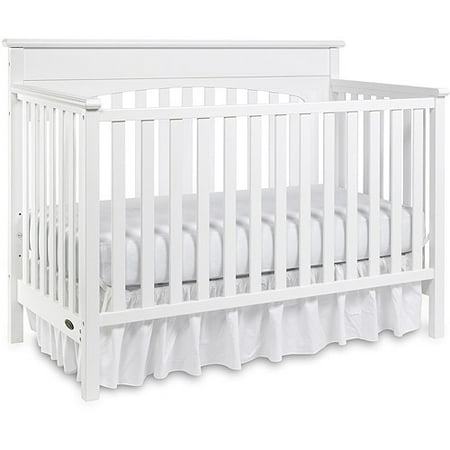 Graco Lauren 4 In 1 Convertible Fixed Side Clic Crib White Graco Lauren 4 In 1 Convertible Fixed Side Clic Crib White