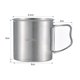 thumbnail image 3 of Taza de doble pared Lixada 300 ml Acero inoxidable mango plegable acampar, 3 of 8