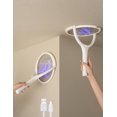 thumbnail image 1 of Tête Tournante Insecte Électrique Raquette Rechargeable Moustique Électrique Anti-Moustique Raquette Électrique Mouche Swatter Tue Mouche Attrape-Mouches, 1 of 5