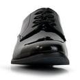thumbnail image 3 of Ferro Aldo Alvin MFA19696 Men's Plain Square-Toe Derby Dress Shoes, in Tuxedo Black, Men's Size 7, 3 of 8