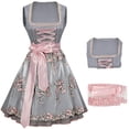 thumbnail image 2 of Women's German Dirndl Dress Traditional Bavarian Oktoberfest for Festival, 2 of 9