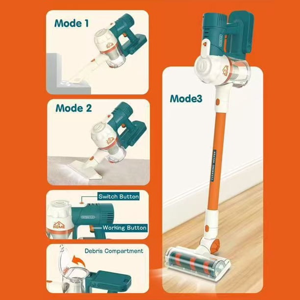 Aspirateur Enfant - KCVV - 14 Pièces - Jouet Interactif - Simulation Ménage - 15 × 56 cm - Jeux - Jouets Aspirateur Enfant - KCVV - 14 Pièces - Jouet Interactif - Simulation Ménage - 15 × 56 cm - Jeux - Jouets