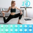 thumbnail image 4 of Arboleaf Smart Body Fat Scale – 4-Electrode BIA Digital Bathroom Scale, App Sync, 14 Metrics, 400lb Capacity, 4 of 7