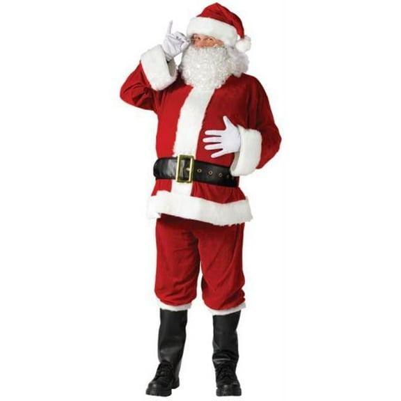 Santa Claus Men's Christmas Fancy-Dress Costume for Adult, One Size