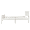 thumbnail image 6 of Tcbosik Twin Size Platform Bed, Wood Bed Frame for Bedroom, No Box Spring Needed, White, 6 of 10