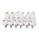 thumbnail image 2 of 12 piezas de tocado de animales simulados PENGJTMXG horquilla en miniatura pinza para el cabello blanco, 2 of 3