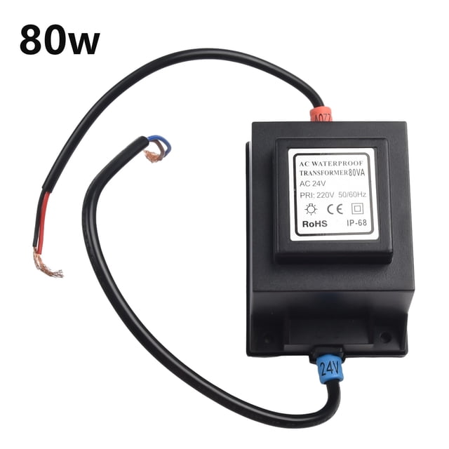 Led Transformer Ac 24V Power Supply Ac/Ac, Outdoor Power Supply Transformer Ip67 80W Mingyqi