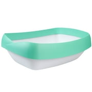 Luuup Litter Box - 3 Sifting Tray Cat Litter Box- Easy to Clean with Non-Stick Coating - Stylish, High-Sided Design with Spill Guard (15.4x20.2x7.5)