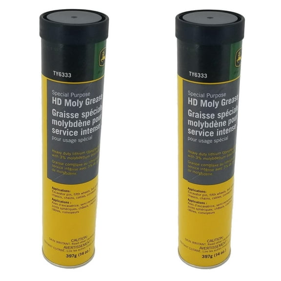 John Deere Original Equipment HD Moly Grease Grease (SET OF 2) - TY6333