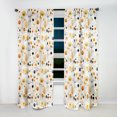 thumbnail image 4 of Designart "Sophistication In Danish Modern Style I" Midcentury Blackout Curtain Single Panel, 4 of 4