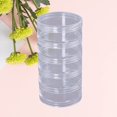 thumbnail image 4 of Bead Storage Containers Clear Plastic Cylinder Bead Organizer 5 Layer Stackable Bead Storage Jar for Beading Storage, 4 of 8