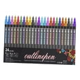 thumbnail image 3 of segolike Double Line Outline Markers Craft Pens for Card Making Scrapbooking Painting 24 Colors, 3 of 9