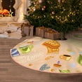 thumbnail image 5 of Sikiie Scandinavian Style Hygge Nativity Christmas Tree Skirt, Jesus Christian Winter Holiday Tree Mat Decoration(30-48IN)30", 5 of 6