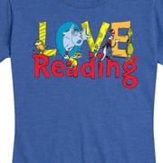 Dr. Seuss - Love Reading - Womens Short Sleeve Graphic T-Shirt