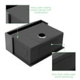 thumbnail image 5 of Mocoloo 27"x21"x10" Matte Black Stainless Steel Farmhouse Sink Single Bowl Apron Front Kitchen Sink, 5 of 6