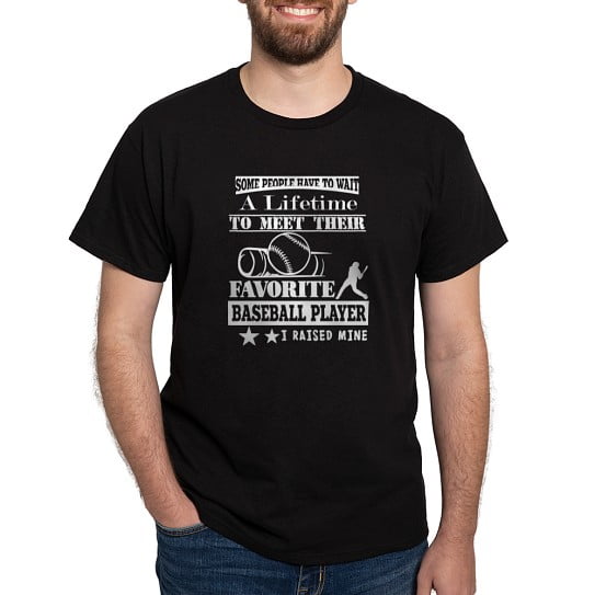 CafePress - I Raised My Buddy Baseball Player T Shirt T Shirt - Men's Classic Cotton T-Shirts