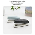 thumbnail image 3 of Stapler, Portable Small Stapler 20 Sheets Capacity Non Slip Stapler Ergonomic Design Office Stapler With Rotatable Head For Stapling Documents Or Paper, 3 of 8
