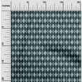 thumbnail image 2 of oneOone Polyester Spandex Grayish Blue Fabric Argyle Craft Projects Decor Fabric Printed By The Yard 56 Inch Wide, 2 of 4