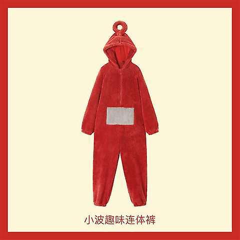 Unisex Teletubbies Costumes Disi Onesies Lala Cosplay Pajamas Adult Pyjamas Animal Sleepwear Jumpsuit zhangyuxiang LED