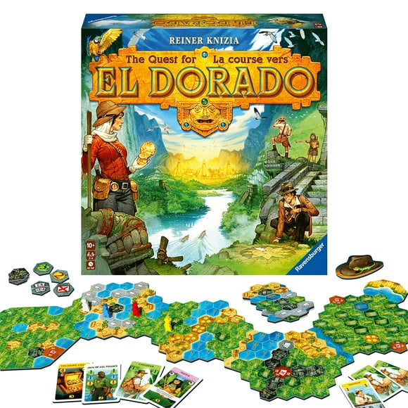 Juego de mesa Ravensburger The Quest for El Dorado para niños y adultos