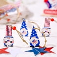 thumbnail image 4 of Clearance Under $5 Boovnll 4th of July Tree Decorations, 12Pcs Wooden Red White Blue Gnomes Memorial Day Ornaments, 4th of July Ornaments for Patriotic Party Hanging Decor, 4th of July Decorations, 4 of 4