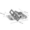 thumbnail image 2 of HONMEET Lot de 10 Pince à Ressort en Métal pour Downlight Encastré Couverture de Lumière Ressorts Argent Design Simple, 2 of 6
