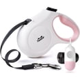 thumbnail image 1 of HAHDAXIA Twoear Retractable Dog Leash for Small Dogs Up to 26lbs, 16ft Heavy Duty Pet Walking Leash with Dispenser and Poop Bags | Tangle Free | Reflective Nylon Tape | Anti-Slip Handle, 1 of 6