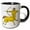 Black/White, variant on 3drose, Centaur Bow Arrow Mythic Creature, 11oz Mug
