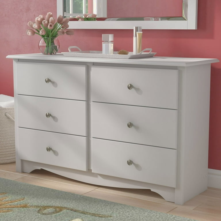 Milanhome Hayman 6 Drawer Double Dresser Walmart