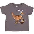 thumbnail image 3 of Inktastic Easter Velociraptor with Bunny Ears Boys or Girls Toddler T-Shirt, 3 of 5