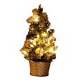 thumbnail image 1 of de Navidad de escritorio con luces, adornos navideños, manualidades, de Navidad Artificial, regalo de Navidad para oficina, fiesta, granja 10 luces 20cm mayimx Árbol de mesa, 1 of 9