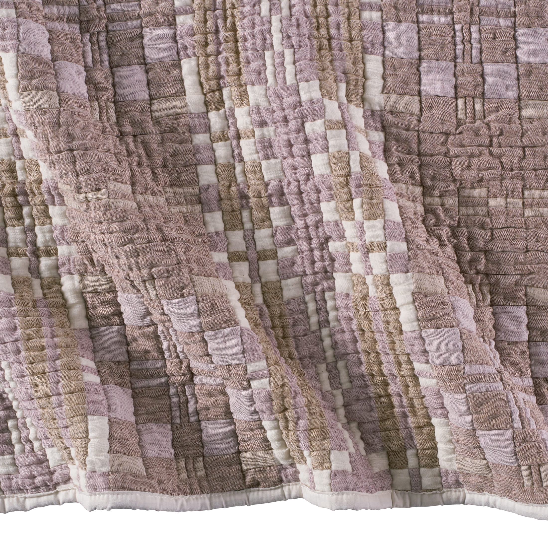 Better Homes & Gardens Reversible Quilt, Twin-XL, Vanilla Dream