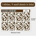 thumbnail image 2 of Cow Print Card Skin Sticker Debit Credit Card Skins Covering Personalizing Bank Card Protecting Decals Wrap Waterproof No Bubble Slim for EBT Transportation Key Card Brown 7.3x5.4Inch DIY, 2 of 8