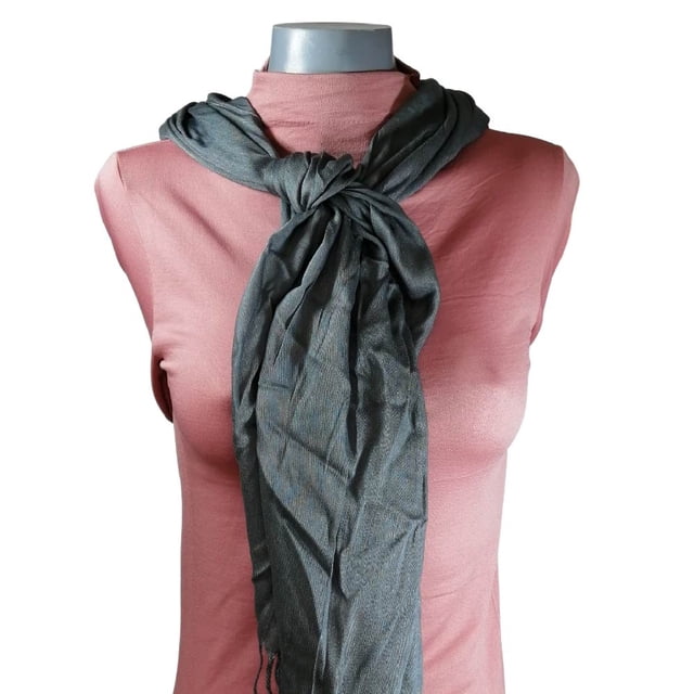 Pashmina Chal Chalina CHIC-FANTASY Gris 100% poliester