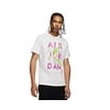 Jordan Stencil Jumpman Classic Mens Active Shirts & Tees Size Xxl, Color: White/Berry/Volt