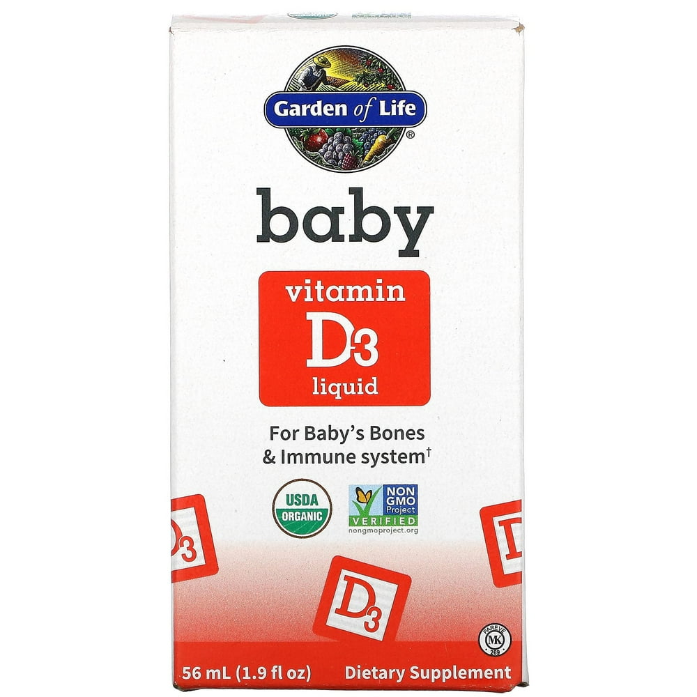 Garden of Life Baby Vitamin D3 Liquid 1.9 fl. oz.