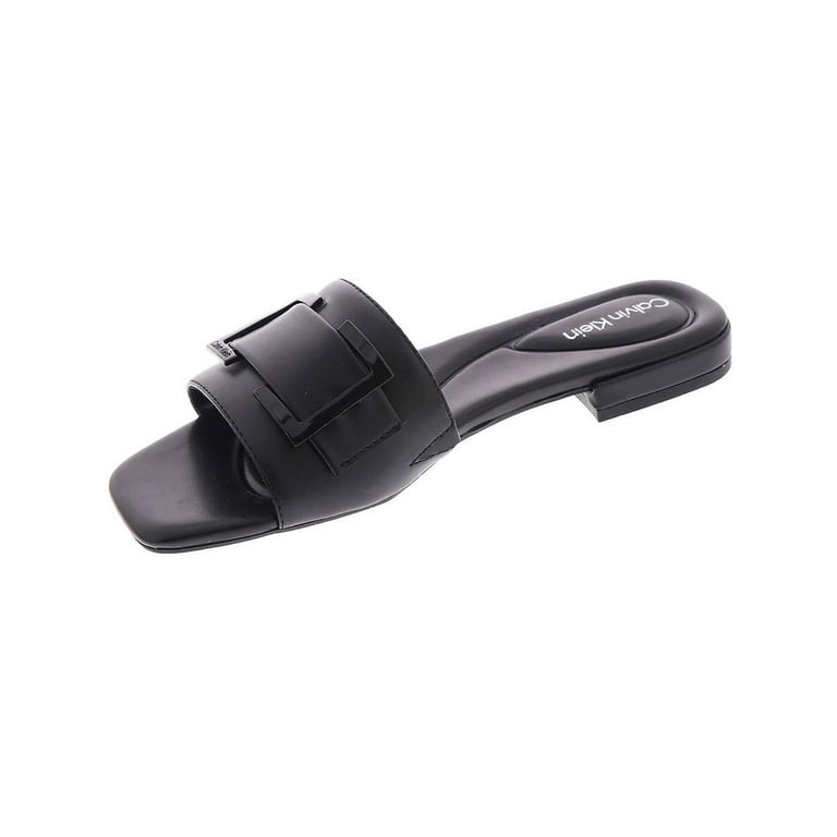 Calvin klein leather sandals sale