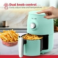 thumbnail image 3 of Holstein Housewares 2.1 Qt Electric Air Fryer, Mint Silver - Automatic Shut-Off, 3 of 9