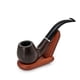 thumbnail image 1 of Pipa para fumar tabaco de madera, pipas de tabaco de pera con limpiapipas, filtros para pipa, espátula para pipa, con bolsillo para pipa y caja de regalo, 1 of 5