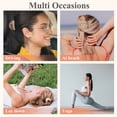 thumbnail image 7 of 4 Pcs Flat Hair Clips for Thick Thin Hair, Round Lay Down Hair Claw Clips for Women Girls, Comfortable Curved Flat Clips for Lying,Driving and More, 7 of 7