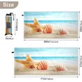 thumbnail image 3 of Coolnut Beach Towels Summer Star Starfish Camping Towels Shell Beach Sand Free Beach Towel, 30"x60" Large Beach Towels Quick Dry Bath Travel Towels Pool Yoga Beach Mat for Men Women, 3 of 6
