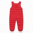 thumbnail image 6 of HCNTES Boys Girls Snowsuit with Adjustable Shoulder Straps Children's Insulated Bib Overalls for Winter Sports(A01-Red,18-24 Months), 6 of 6