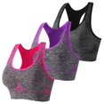 thumbnail image 1 of WZXFASHION Sports Bras For Women Pack Multipack Padded Medium Support Bra For Workout Gym Yoga Bra Green M, 1 of 6