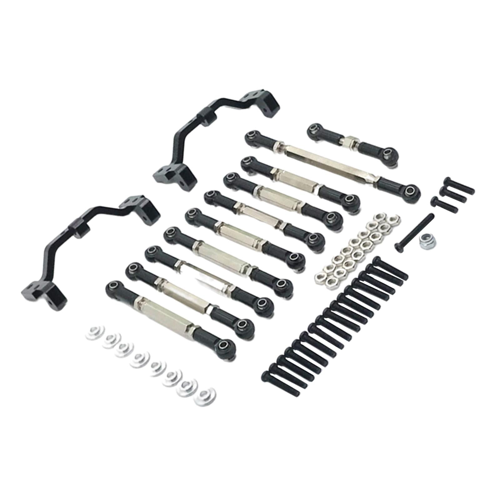 Upgrade RC Steering Linkage Rod Arm Tie Rod for MN D90 D91 MN99S 1/12
