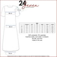 thumbnail image 4 of 24seven Comfort Apparel Elbow Length Sleeve Maternity Maxi Dress, 4 of 4