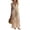 Khaki, variant on Jumpsuits for Women Collared Zip Up Short Sleeve Vacation Summer Rompers Drawstring Waisted Wide Leg Vintage Casual Jumpsuits Royal Blue M
