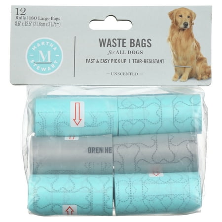 UPC: 0742797812991 | Martha Stewart Waste Bags -180 Bags / 12 Rolls